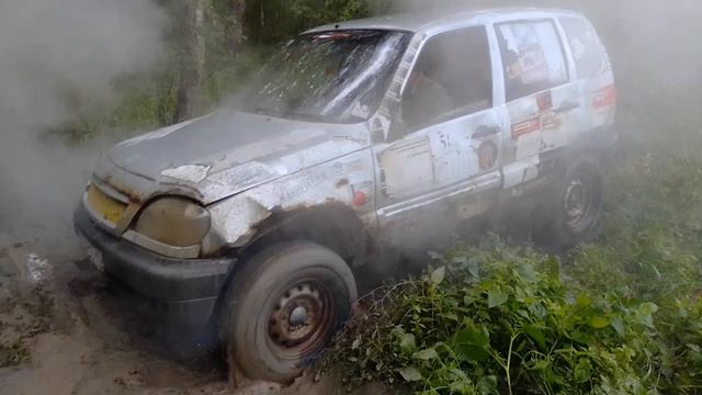 Шевроле нива на бездорожье#нива#бездорожье#грязь#оффроуд#внедорожник