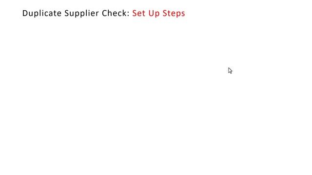 Ensure Supplier Registration Accuracy With Oracle Cloud's Duplicate Supplier Check Feature. смотреть онлайн