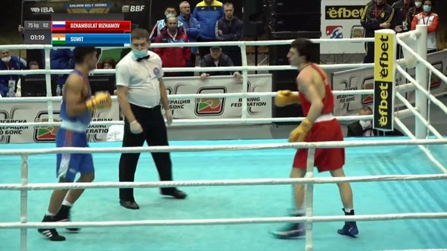 Dzhambulat Bizhamov (RUS) vs. Sumit Kundu (IND) Strandja Tournament 2022 (75kg) смотреть онлайн