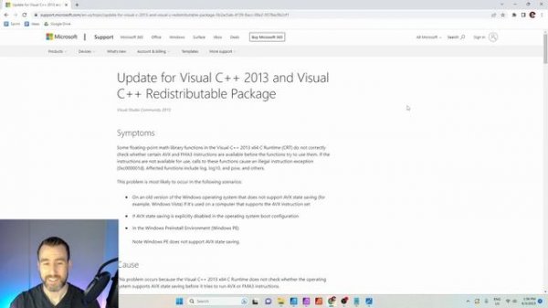Davinci Resolve Error Fix: “The code execution cannot proceed because MSVCR120.DLL was not found”
