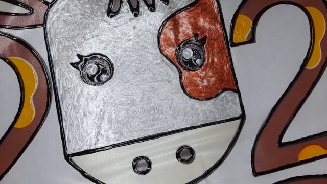 DIY УКРАШЕНИЕ ОКНА К НОВОМУ ГОДУ / Год быка / Новогодний декор 2021 / Идея смотреть онлайн