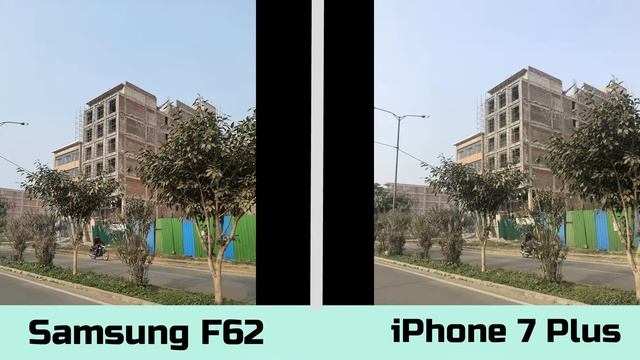 Samsung Galaxy F62 Vs IPhone 7 Plus Camera Comparison | 2021