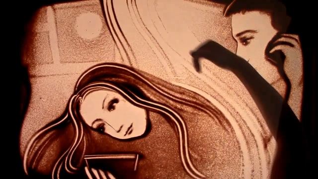 Подарок Sand Art на годовщину отношений. История любви смотреть онлайн