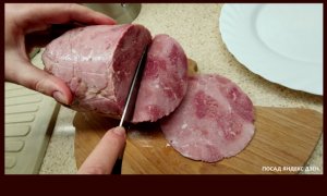 Домашняя колбаса (ветчина) в ветчиннице. Только настоящее мясо