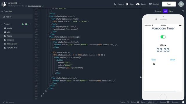 CS50M Project 1 (Pomodoro timer) смотреть онлайн