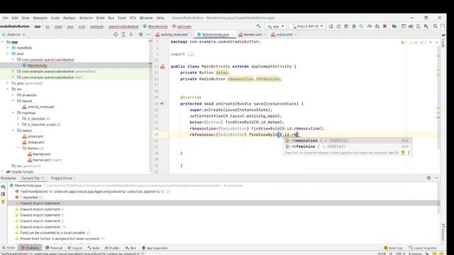 Radio Button - Android Java смотреть онлайн