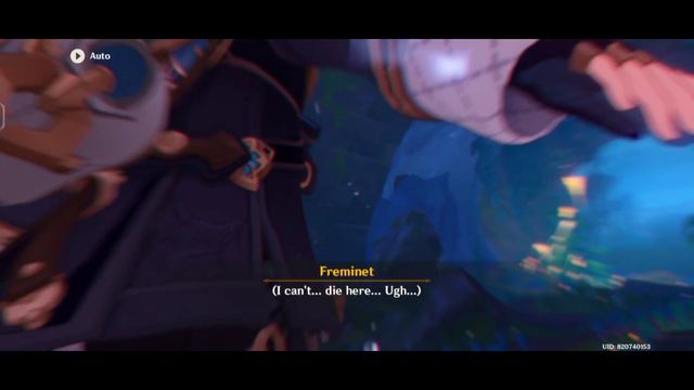 Freminet drowning in Primordial sea water scene and Clorinde comes for aid смотреть онлайн