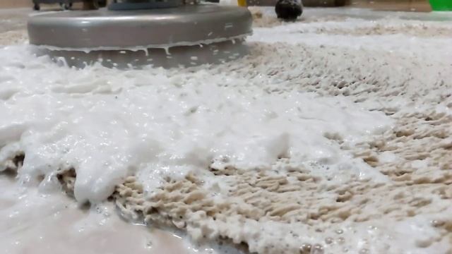 Замедленное видео стирки ковра с высоким ворсом/ Time lapse video of washing a high pile carpet смотреть онлайн