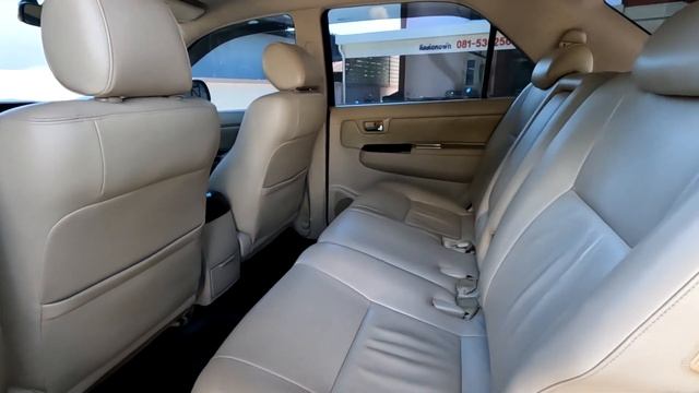 รีวิว รถมือสอง Toyota Fortuner?เครื่อง 3.0 รุ่น V ปี 2008 4WD?เกียร์ AT  ราคา 465,000(สุดจัดในรุ่น)