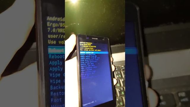 Ergo B500 hard reset сброс настроек графический ключ пароль зависает тормозит висит на заставке смотреть онлайн