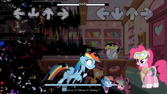 Friday Night Funkin' VS Pibby Pinkie Pie & Rainbow Dash - Pibby MLP | (FNF Pibby Mod)