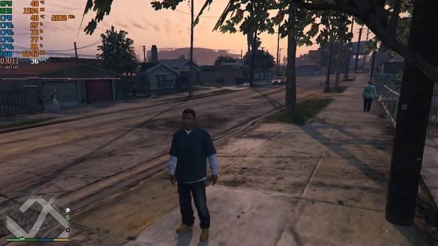 GTA on Core 2 Quad Q9550 2.83GHz R5 340X 720p Normal смотреть онлайн