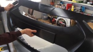 Обзор переднего бампера на Хендай Солярис