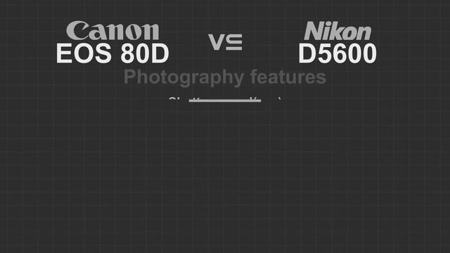 Canon EOS 80D vs Nikon D5600 смотреть онлайн