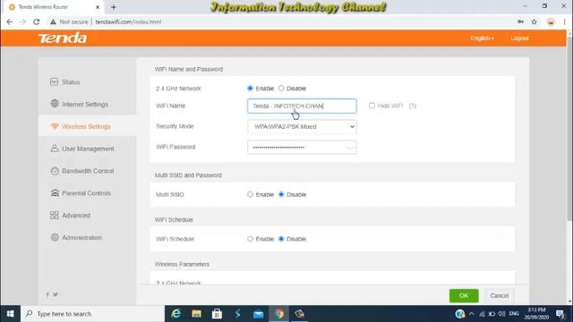 How to Change WiFi Name and Password in Tenda WiFi Router смотреть онлайн