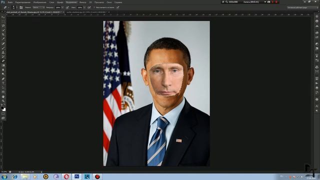 Как поменять лицо в PHOTOSHOP CS6 смотреть онлайн