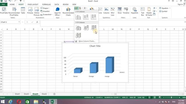 Insert Tab in Ms Excel 2013 | Insert tab in Excel смотреть онлайн