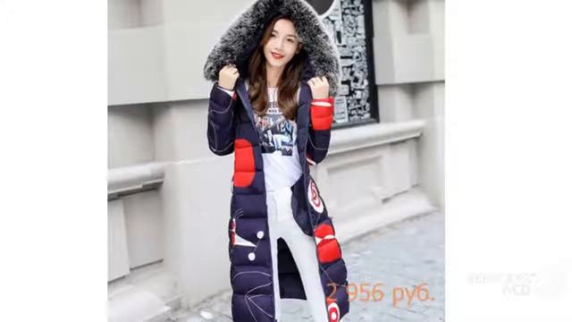#Женская одежда на #AliExpress Пуховая парка с меховым воротникомм смотреть онлайн