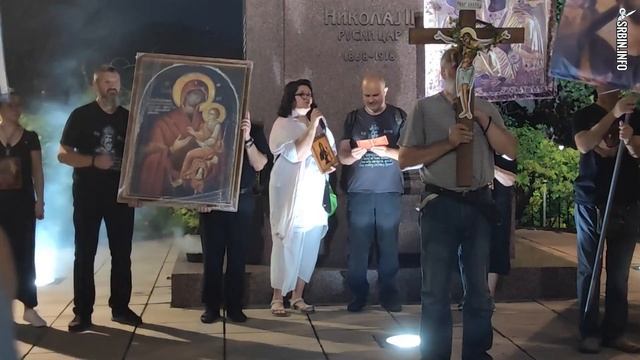 Крсни ход за одбрану православља, породице и наше деце ☦️ Србија, Београд смотреть онлайн