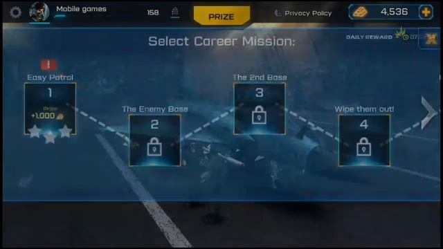 Ace Fighter - Gameplay Walkthrough #1 (Android, IOS Gameplay)