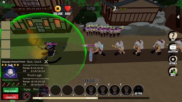 NEW HALLOWEEN EVENT !! WITCH SHINOBU 6 STAR SHOWCASE !! | Demon Tower Defense ROBLOX смотреть онлайн
