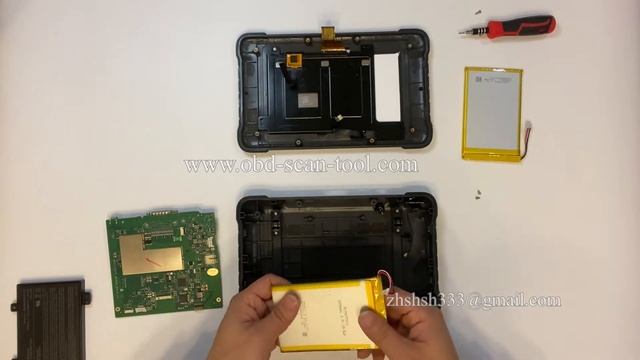 Battery replacement for Autel MX808 MX808TS scanner смотреть онлайн