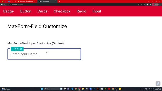 8) Mat-Form-Field Input (outline) Customize in Angular 15 смотреть онлайн