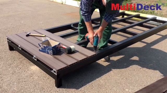 Монтаж террасной доски MultiDeck | ДПК смотреть онлайн