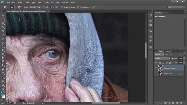 Photoshop Tutorial Smudge Tool смотреть онлайн