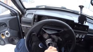 ВАЗ 21099 убрал все ЛИШНЕЕ! Поставил РУЛЬ 2114 КОЖА,РУЧКА КПП И РУЧНИК