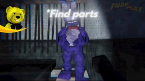 FNAF VHS СОБЕРИ АНИМАТРОНИКА из ФНАФ по ЧАСТЯМ ЧТОБЫ ВЫЖИТЬ !!!