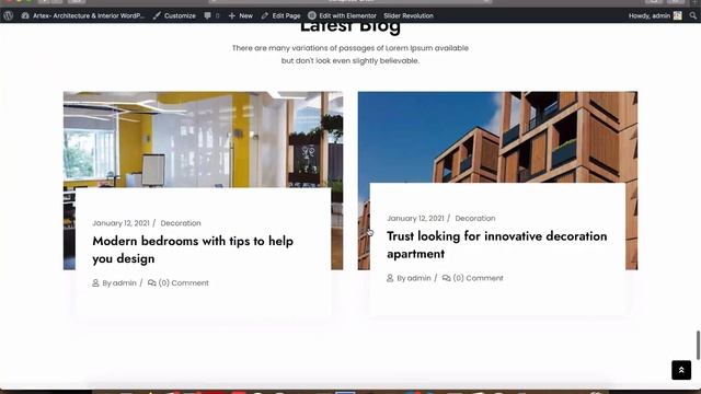 How to Import Demo Data Artex (Architecture & Interior WordPress Theme) смотреть онлайн