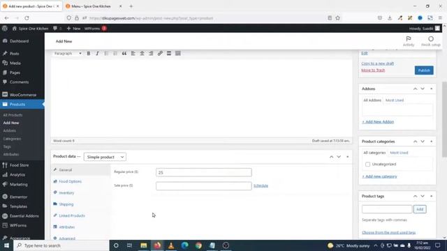 How to Make a Restaurant Food Ordering Website in WordPress | Food Store Tutorial смотреть онлайн