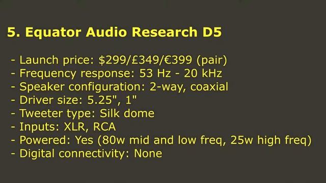 TOP 10 STUDIO MONITOR SPEAKERS смотреть онлайн