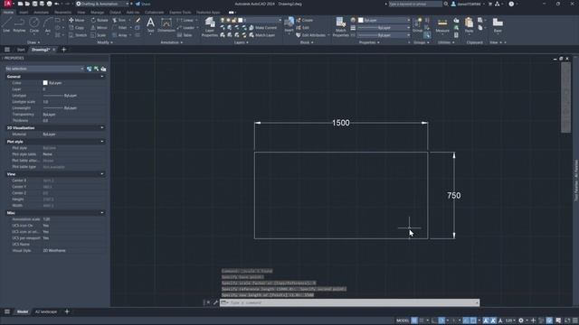 AutoCAD 2D - How To Use The Scale Command смотреть онлайн