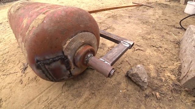Каток из газового баллона. смотреть онлайн