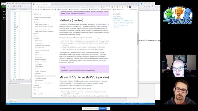 Changing Storage Providers in Azure Durable Functions #239 смотреть онлайн