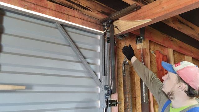 Гаражные ворота своими руками смотреть онлайн