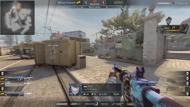 8 случаев когда ZEUS поразил весь мир (CS:GO) смотреть онлайн