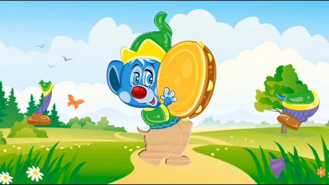 Didgeridoo, tambourine, flute - musical instruments for children |Диджериду, бубен, свирель смотреть онлайн
