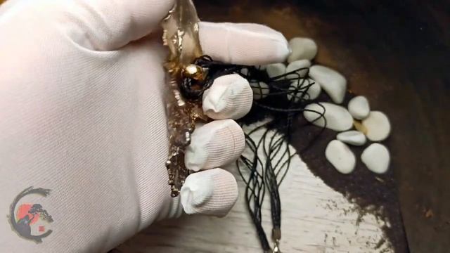 Pendant "Quercus Rubra" in the patina of autumn colors on silver on a beautiful Red Oak leaf!!! смотреть онлайн