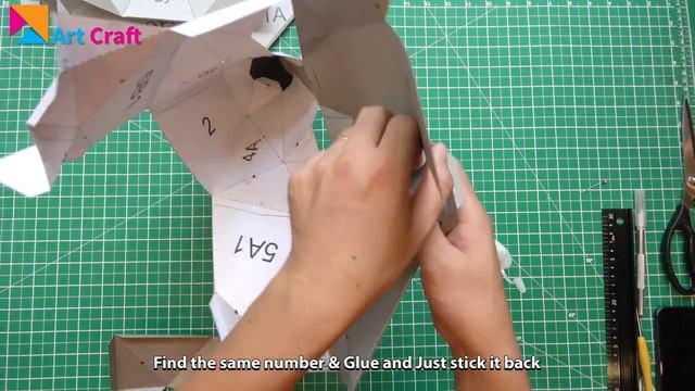 Diy Wolf Low Poly Mask - DIY Paper Craft Mask Wolf - PDF Template For 3D Masks | Step by Step смотреть онлайн