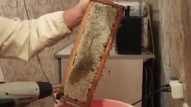 Распечатывание рамочек монтажным феном смотреть онлайн