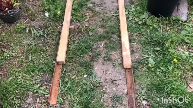 Как я сделала опору для клематиса. Village life in Russia. смотреть онлайн