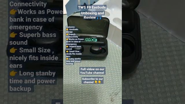 TWS F9 Earbuds #crazeller #amazonproducts #tws #earbuds #gadgets #mobilegames #gaming #bluetooth #f смотреть онлайн