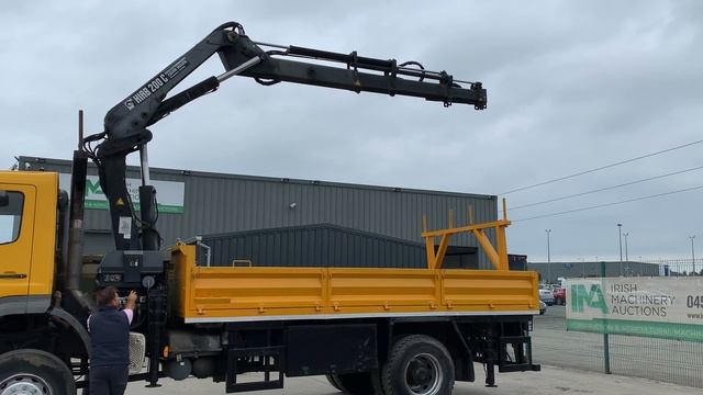 2004 Mercedes Benz Atego 1823 AK 4x4 Dropside Truck FOR AUCTION смотреть онлайн