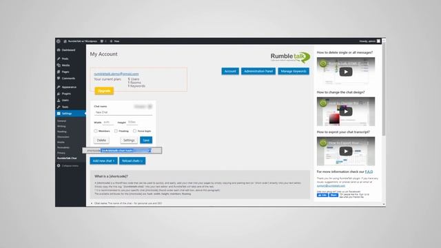 How to integrate RumbleTalk chat with WordPress via plugin? смотреть онлайн