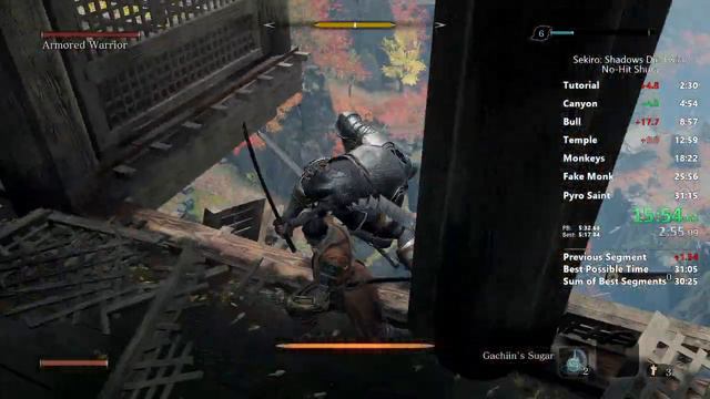 Sekiro No Hit Shura in 31 minutes (Former World Record) смотреть онлайн
