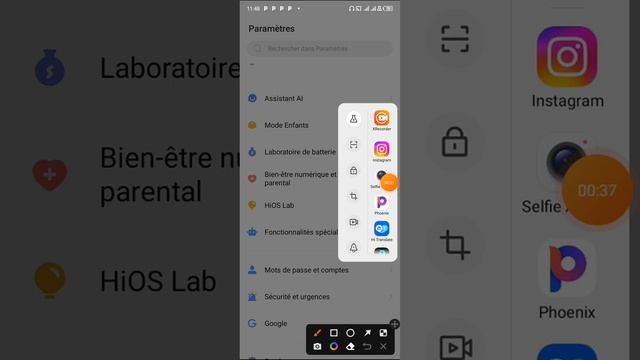 Double cliques pour allumer le téléphone ✨? :sur tecno spark 10 c смотреть онлайн