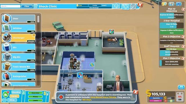 Two Point Hospital: Close Encounters DLC смотреть онлайн